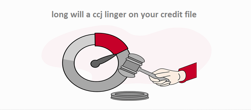 How long will a ccj linger on your credit file?